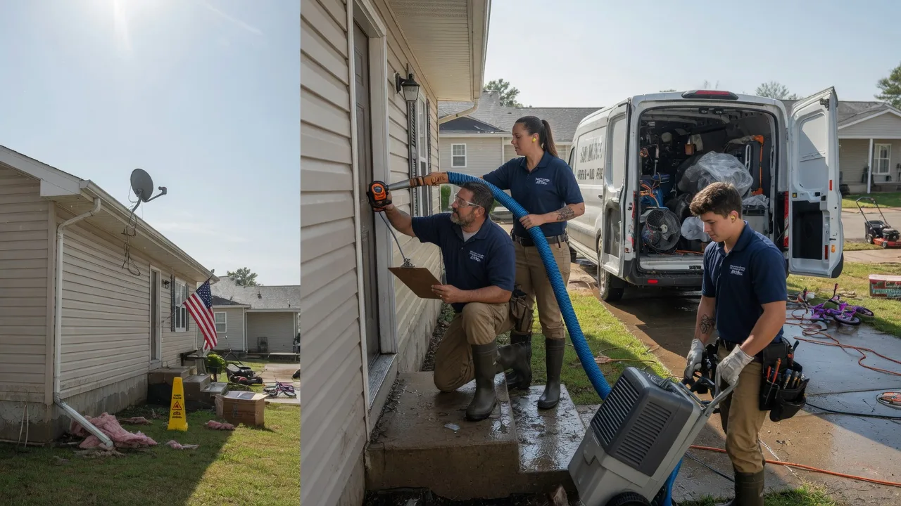 Ceiling Water Damage Restoration in Powhatan Point, OH near me